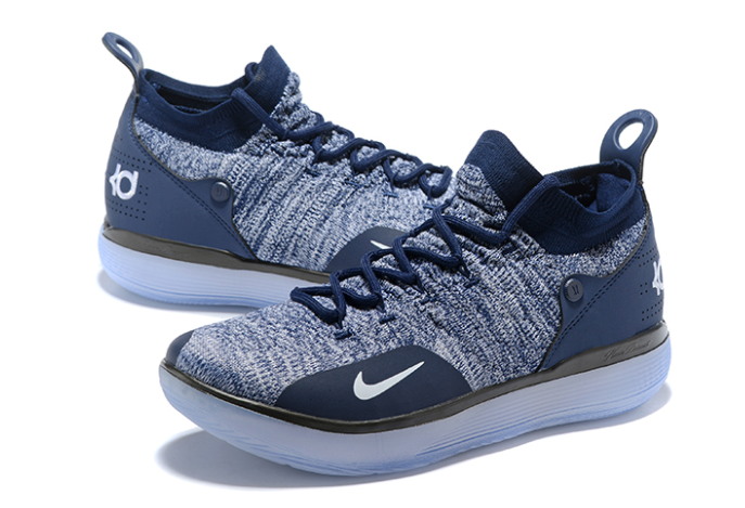 Nike KD 11 Navy Blue White Shoes